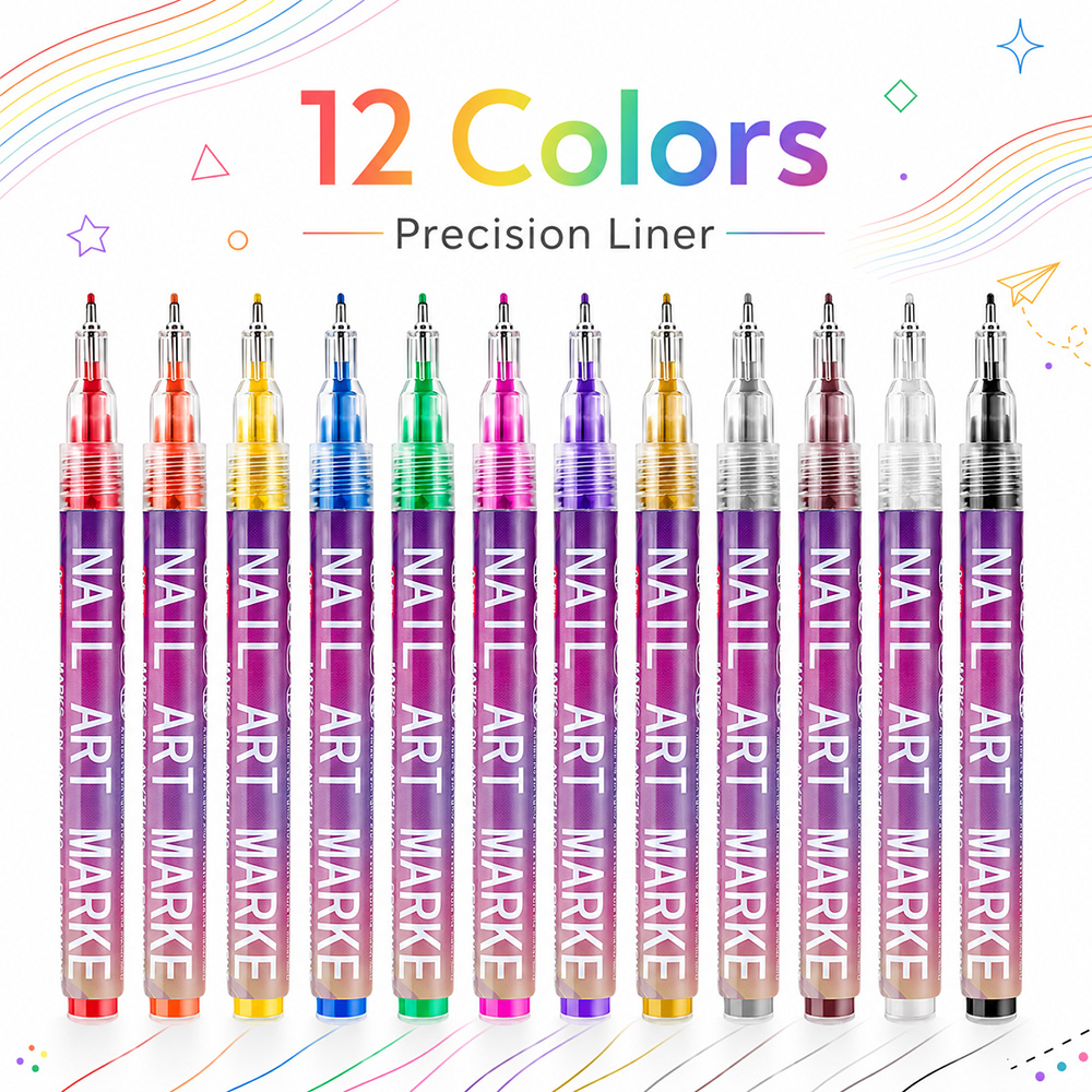 Copic Marker Sketch - 12 Pcs 0.5mm 파인 라인 마커